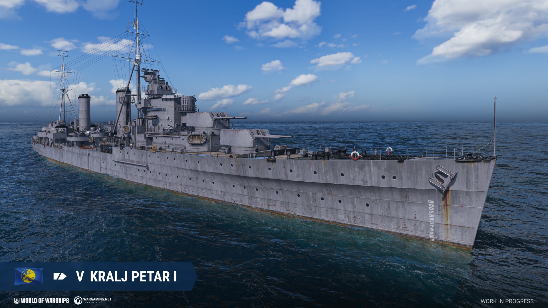 European cruiser Kralj Petar I, Tier V